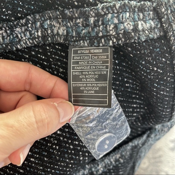 BB DAKOTA Teal Marled Knit Jacket - Picture 6 of 7